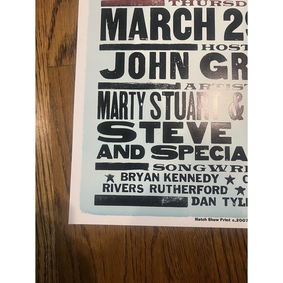 Hatch Show Print Mississippi At The Ryman Limited Edition Print Poster 14 X 22 - Picture 3 of 7